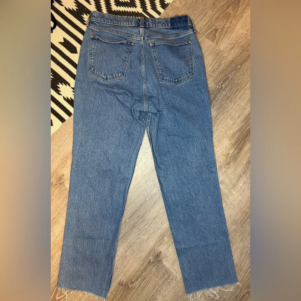 Abercrombie Curve Love Mid Rise 90s Straight Jean Size 28 - Picture 3 of 8